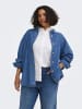 ONLY Carmakoma Jeanshemd in Medium Blue Denim