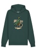 wat? Apparel Sweatshirt T-Rex Fahrrad in Glazed Green