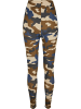 Urban Classics Urban Classics Damen Ladies High Waist Camo Tech Leggings in summerolive camo