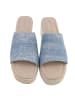 Ital-Design Sandale & Sandalette in Blau und Beige