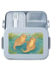Mr. & Mrs. Panda MEPAL Bentobox Otter Hände halten Design ohne S... in Blau Pastell