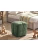 Beliani Pouf TURLEY in Grün - (W) 57 x (H) 38 x (L) 57 cm