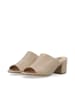 Bianco Mules in Nougat