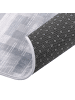 Beliani Kurzflor BEYDAG in Grau - (W) 140 x (L) 200 cm