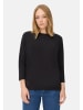 Camel Active Langarmshirt mit Rundhalsausschnitt in Kaviar