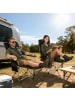 Outsunny Campingstuhl Set in Schwarz 125L x 48B x 90H cm