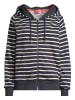 Salzhaut Sweatjacke INGRID in Navy-Beige