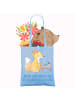 Mr. & Mrs. Panda Canvas Tasche Sekretärin Heldin mit Spruch in Sky Blue