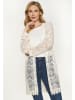 VIRITA Women Cardigan in Offwhite