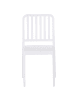 Beliani 4er-Set Esszimmerstuhl SERSALE in Weiß