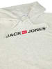 Jack & Jones Pullover JJMORTY OLD LOGO SWEAT HOOD SMU in Weiß