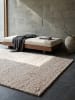 KADIMA DESIGN Kurzflor-Teppich fussbodenheizung-geeignet GLAVEN Bouclé-Struktur in Creme
