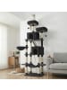 Feandrea Katzenbaum Clawfy in Schwarz - (B)48.5 x (H)203.5 x (T)59 cm