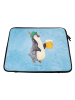 Mr. & Mrs. Panda Laptoptasche Pinguin Bier ohne Spruch in Eisblau