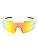 YEAZ SUNSPARK Sport-Sonnenbrille Creme White/Mango Red in weiß