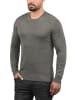 BLEND Strickpullover BHLars 20703347ME Strickpulli mit aufgestickten Ellenbogenpatches in Grau