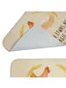 Mr. & Mrs. Panda Badeteppich Huhn Stolz mit Spruch in Vintage