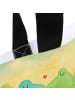 Mr. & Mrs. Panda Tote Bag Frosch Liebe Design mit Spruch in Weiß