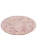 Pergamon Fellteppich Luxus Super Soft Plush Rund in Altrosa