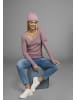 Kangaroos V-Ausschnitt-Pullover in altrose