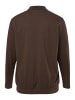 JP1880 Poloshirt in dunkelbraun