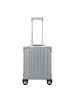 Aleon Business 4-Rollen Kabinentrolley Aluminium 42 cm Laptopfach platinum