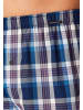 Schiesser Boxershorts Web in Blau / grau