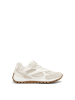 Marc O'Polo Sneaker in white cotton/dry sand