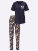 Sieh an! Schlafanzug in marine-bedruckt