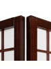 Homestyle4u 4-tlg. Paravent in Braun 176x175