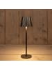 Coen Bakker LED Tischlampe dimmbar IP44 Innen & Außen 36,5x11cm in Anthrazit