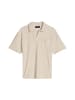 Marc O'Polo DfC Poloshirt loose in Grey Silk