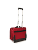 Dermata 2-Rollen Businesstrolley 42  cm Laptopfach in rot