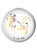 Mr. & Mrs. Panda Waschbecken Abfluss Hund Australien Shepherd oh... in Weiß