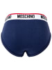 Moschino Slip 3er Pack in Blau