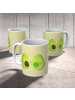 Mr. & Mrs. Panda Tasse Avocado Pärchen ohne Spruch in Gelb Pastell