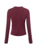 Y.A.S Langarmshirt YASLysa in bordeaux