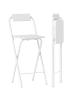 HOMCOM Barhocker-37L x 45B x 87H cm-Weiß