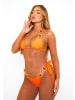 Moda Minx Bikini Hose Boujee Tie Side Brazilian in Orange