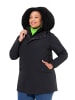 Ulla Popken Funktionsjacke in schwarz