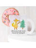 Mr. & Mrs. Panda Trinkbecher Fuchs  Weihnachtsbaum mit Spruch in Transparent