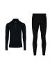 DANISH ENDURANCE Baselayer-Set Thermal w/ Halfzip in schwarz