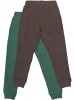 Minymo Kinder Sweat Pants "Basic 36 Sweat Pant (2-Pack)" in Grün