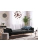 Beliani 3-tlg 3-Sitzer Sofa EINA in Schwarz/Kupfer