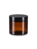 relaxdays 12 x Salbentiegel in Braun/ Schwarz - 60 ml