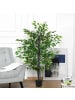 Outsunny Künstliche Banyan Baum-Ø 20 x 145H cm-Grün