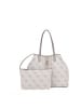 Guess Große Beuteltasche Guess Erenia 2 in 1 Tote in Beige