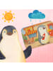 Mr. & Mrs. Panda Badevorleger Pinguin Pommes Design ohne Spruch in Weiß