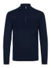 INDICODE Troyer IDErno 35423MM Strickpulli mit Reißverschluss in dunkelblau