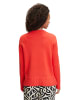 Betty Barclay Strickpullover mit Kragen in Patch Red/Beige